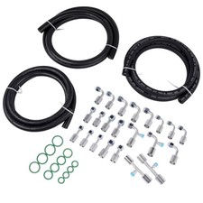 25pcs Air Conditioning Hose Fitting Kit Includes 6ft 6810 Ac Hoses Fittings