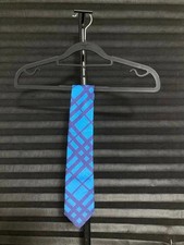 Burberry Blue Nova Check Neck Tie