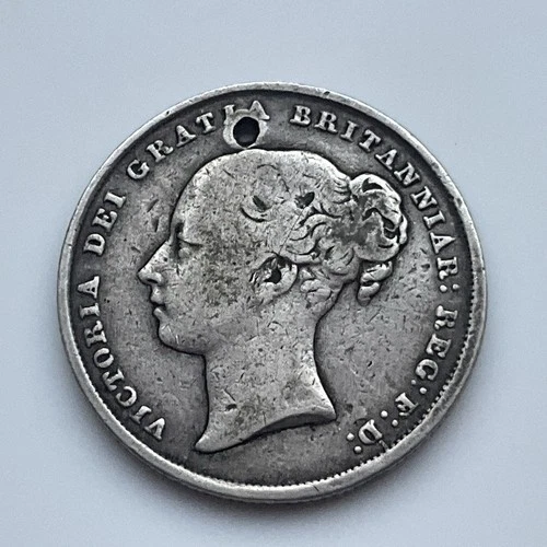 Photo of a 1848 Victoria Shilling from an eBay listing that sold on Jun 25, 2026