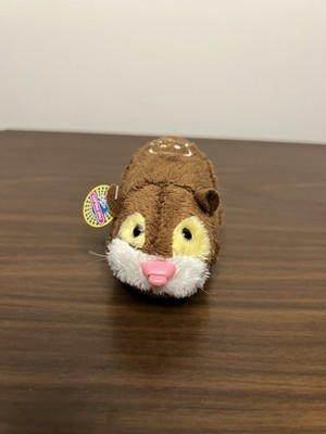 2008 Cepia Zhu Zhu Pets Brown Hamster Plush Electronic Interactive Toy - Tested