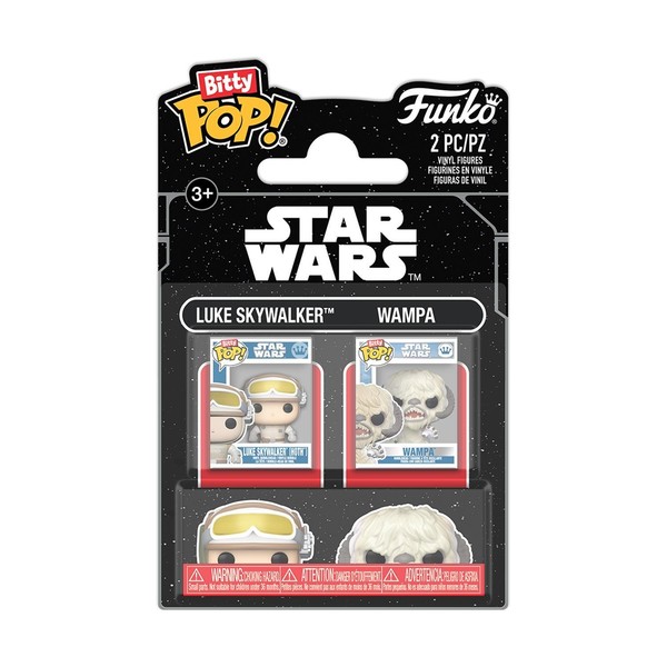 Funko Bitty Pop! 2-Pack Disney Star Wars - Luke Skywalker & Wampa - Figur - Neu-image