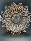 Vintage Pink Depression Glass Bowl Dish Federal Glass Flowere Petal Pattern #325