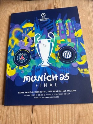 UEFA Champions League Final 2025   Official Match Programme   PSG vs Inter Milan