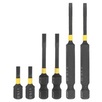 "6Pcs SL3 Schlitz-Schraubendreherbits FüR 1/4\" Sechskantschaft 1\"-3\" Magnet"