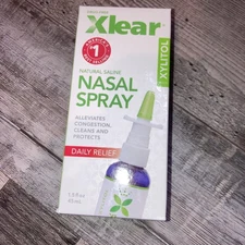 Xlear Natural Saline Nasal Spray - Daily Relief 1.5 fl oz Spray
