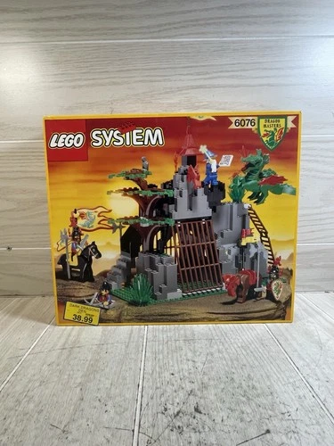 LEGO System 6076 Dark Dragon's Den Castle Set with Box & Instructions Preowned
