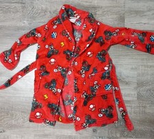 4T Toddler Nintendo Mariokart Mario Kart Red Bath Robe Size 4