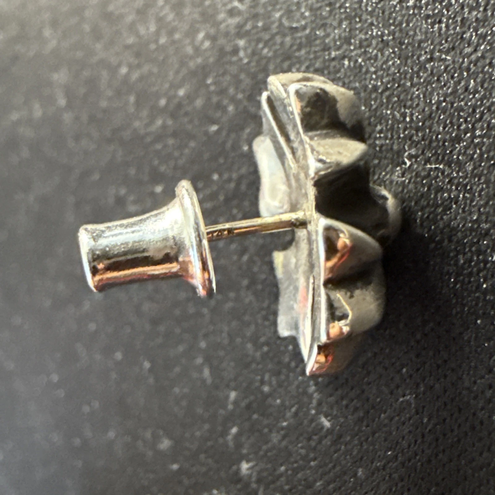 CHROME HEARTS Orecchino a perno stile cuori cromati