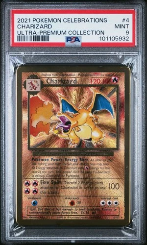 2021 POKEMON CELEBRATIONS ULTRA-PREMIUM COLLECTION #4 CHARIZARD PSA 9