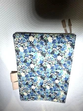 Hobonichi Note Co Lucy Locket Liberty Fabric A5 Blue Floral Notebook Cover Used
