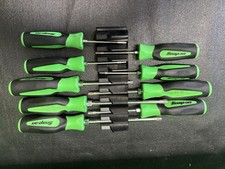 snap-on tools torx screwdriver set green soft grip USA SGDTX90B T8 to T45