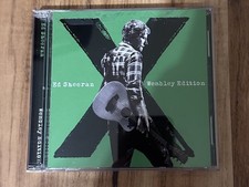 Ed Sheeran X CD - Wembley Edition with Jumpers For Goalposts Live DVD - GREAT