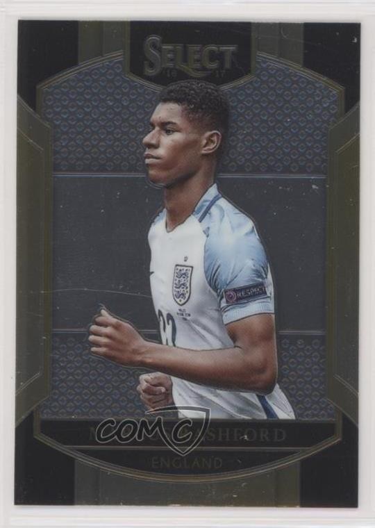 2016-17 Panini Select Terrace Marcus Rashford #77 Rookie RC 14fw