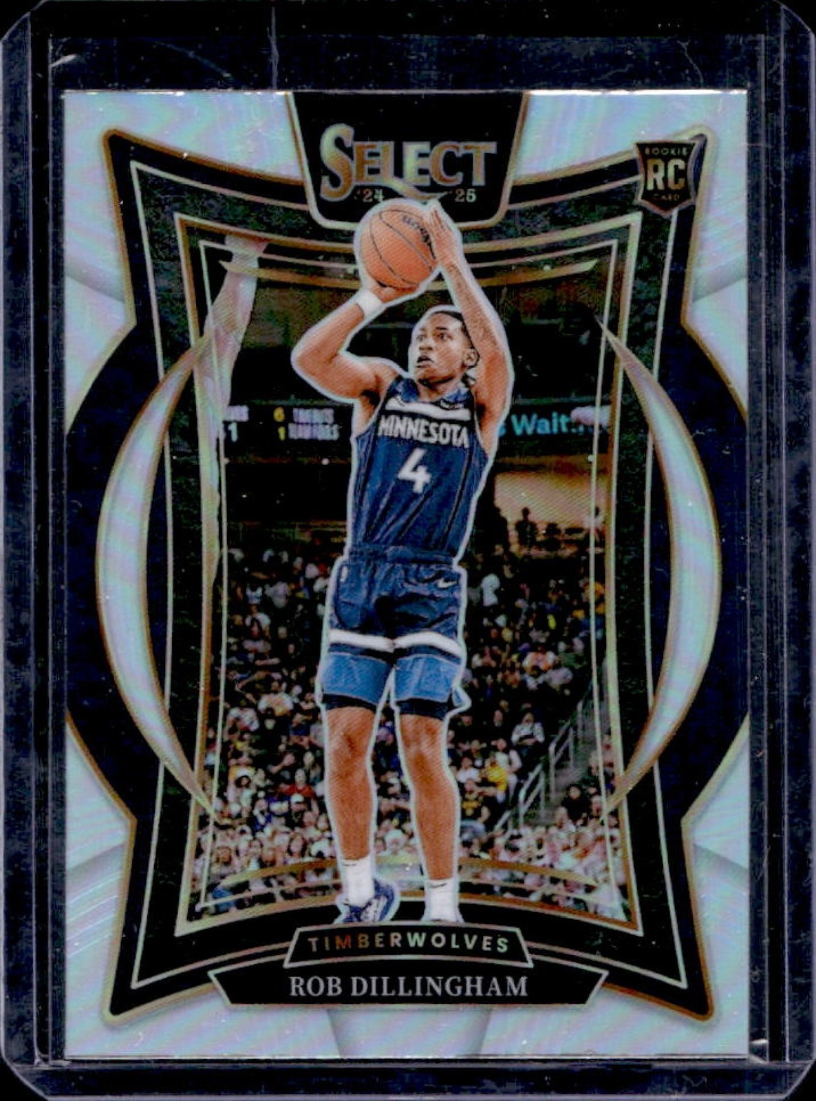 2024-25 Select Rob Dillingham Concourse RC Silver Prizm #84 Timberwolves