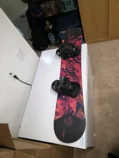 STAUBER Summit Snowboard and Dyna Bindings Package (Matte Board)