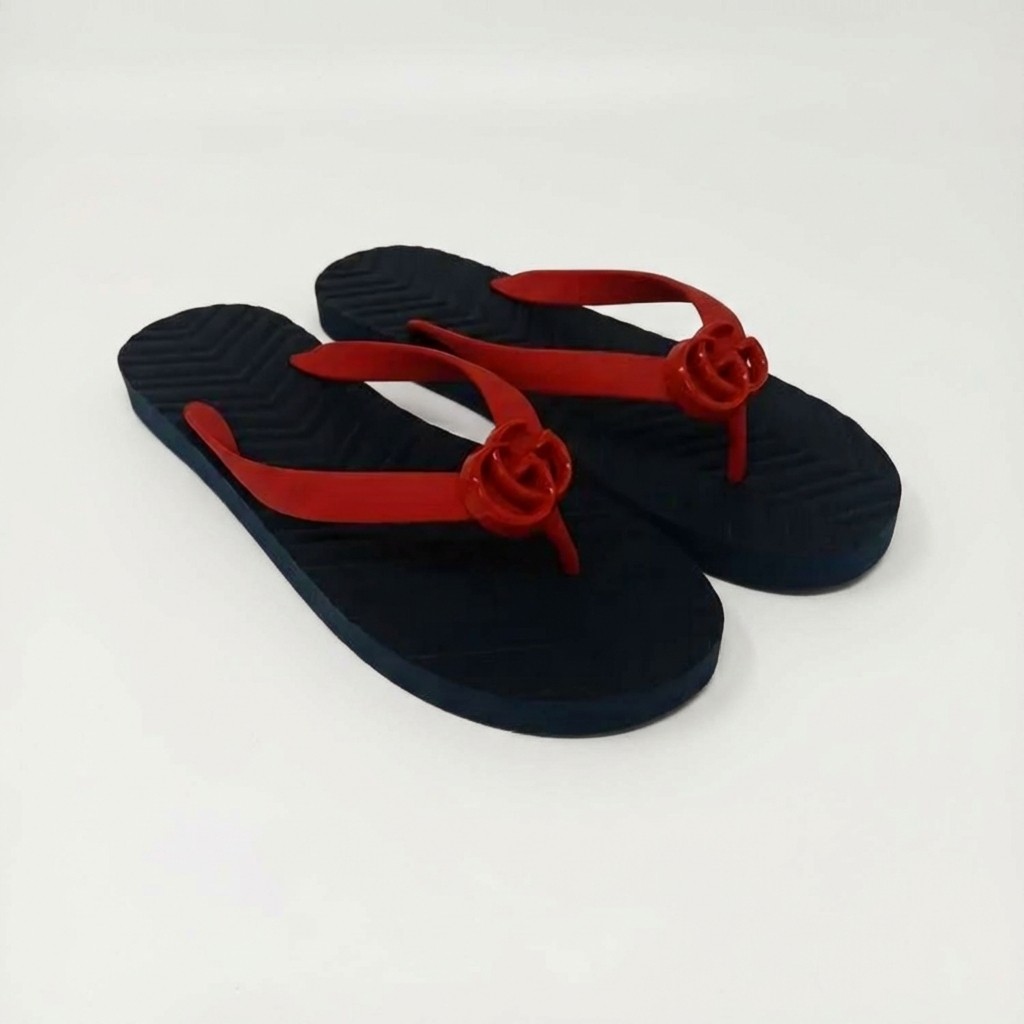 Gucci Flip Flops - size 44 Web sandals Gucci Red size 44 EU in Rubber - 56464933 main image 4