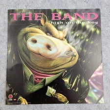 Vtg THE BAND 12x12 Promo Cardboard Poster 1996 High On The Hog