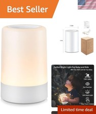 Nursery Night Light Baby Kid Adult USB Rechargeable Dimmable LED Lamp