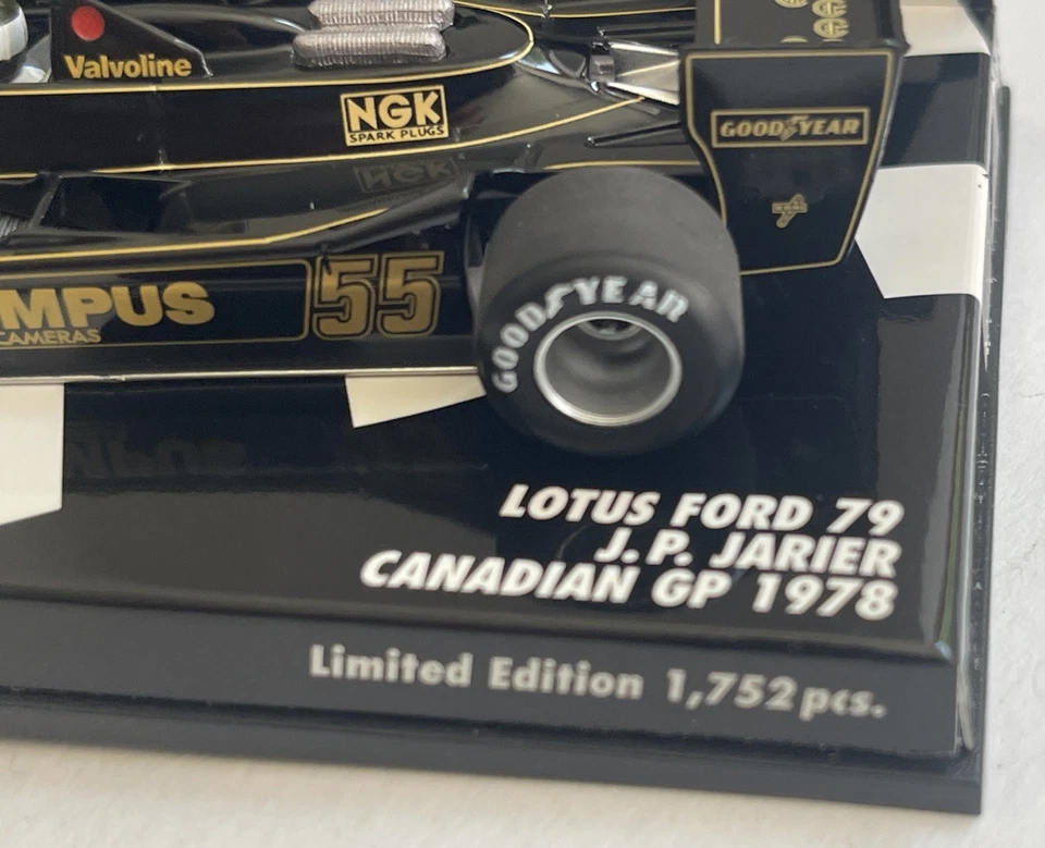 Model F1 car Lotus Ford 79 Jarier Canadian GP 1978 Minichamps 400 780055 1:43rd - Image 3 of 4