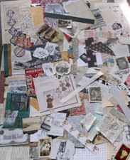 180 Piece Junk Journal Supply Ephemera Vintage Lot Paper Unique Book Pages