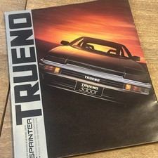 Toyota Sprinter Trueno Ae86 Japan Vintage Brochure Catalog 1985 Jdm Magazine Gtv Toyota Sprinter Trueno Ae86 Japan Vintage Brochure Catalog 1985 Jdm Magazine Gtv