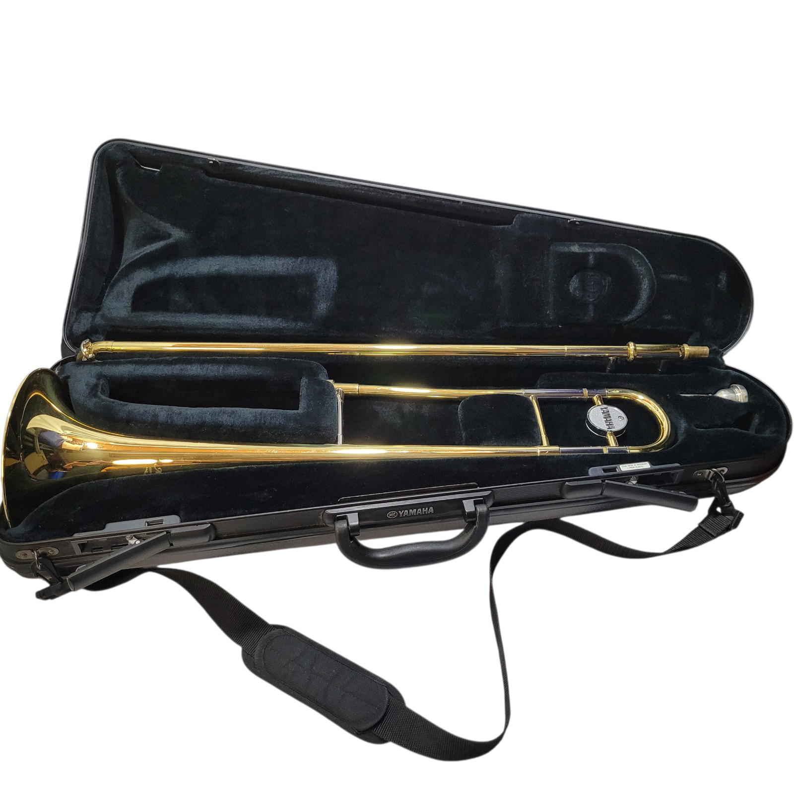 Yamaha YSL 200AD Advantage Gold Tenor Trombone with Mouthpiece and Hard Case