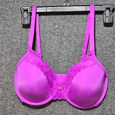 Natori 736044 Hidden Glamour Contour Underwire Bra Sz 32DD Sugar Plum NWT