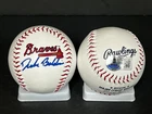 Drake Baldwin Braves Auto Signed Logo Baseball Beckett Wit Hologram