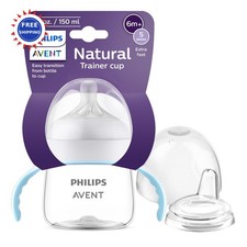 Philips Avent Natural Trainer Cup 5oz SCF263/01 Extra Fast Flow Response Nipple