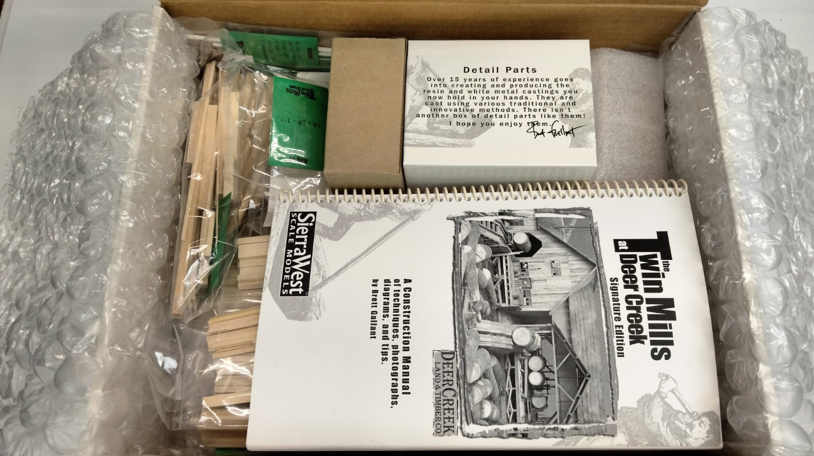 Sierra West Scale Models HO/HOn3 Kit The Twin Mills At Deer Creek HO Scale