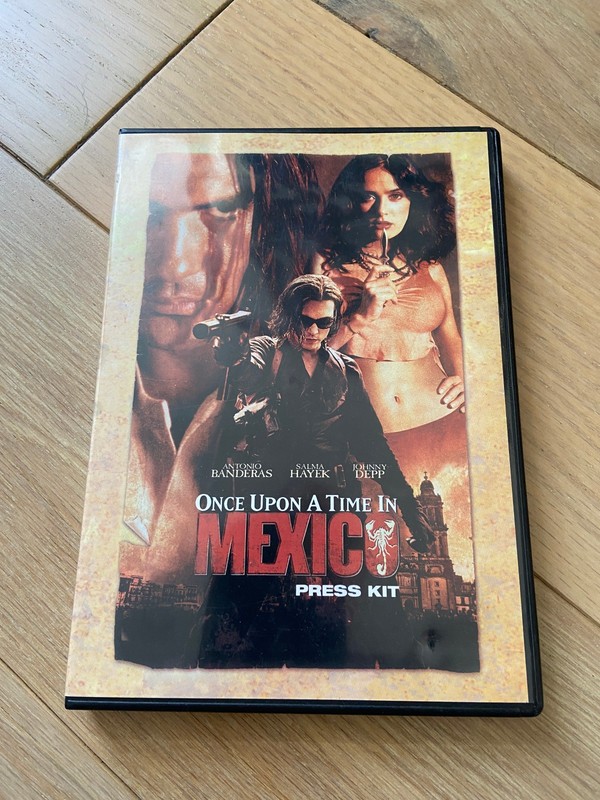 Once Upon a Time in Mexico (2003) - Press Kit w Booklet & CD (Salma Hayek)