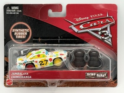 Disney Cars 3 Jambalaya Chimichanga #27 Demo Derby Synthetic Rubber Tires