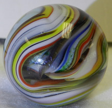 20255m Very Nice Handmade Contemporary Keith Baker Marble With Aventurine .96