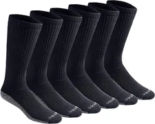 Men'S Dri-Tech Moisture Control Boot-Length Socks, 6 & 12 Pairs, Sizes L-XL