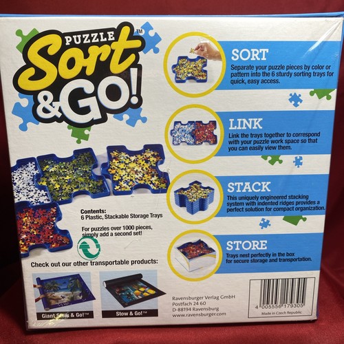 Ravensburger Sort and Go Jigsaw Puzzle Accessory Sturdy Easy to Use 1000 Pieces - Picture 2 of 3