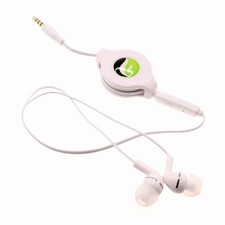 For TCL K33/K32 5G - Retractable Earphones Headphones Hands-free Headset 3.5mm