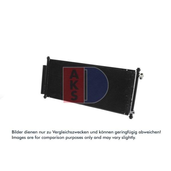 Kondensator Klimaanlage AKS Dasis 102019N FüR Honda Jazz II-image