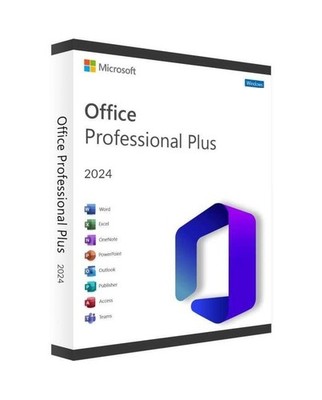MS Office 2024 Professional Plus Vollversion DE ESD kein Abo für 3 PC's