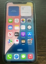 Apple iPhone 11 - 128 GB - Green (Unlocked) Battery no genuine , Battery 73%