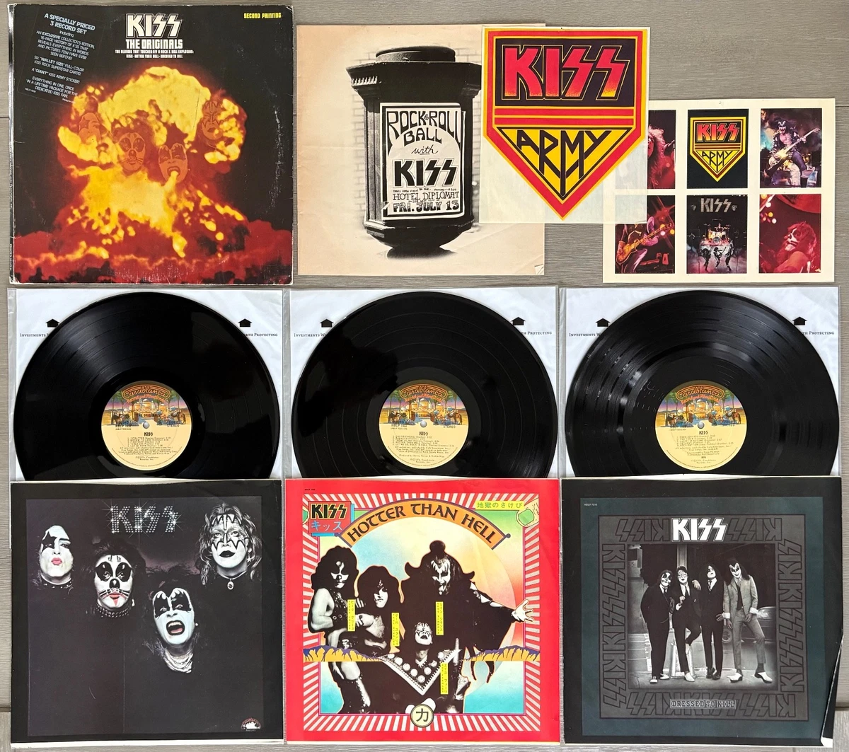 KISS THE ORIGINALS LPレコード セット 【公式通販】