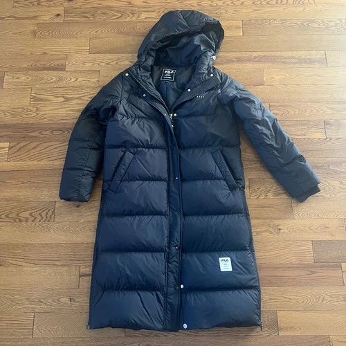 FILA x Maison Mihara Yasuhiro Long Black Down Puffer Coat L Winter Streetwear - product listing photo