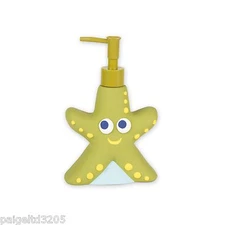 Essential Home Happy Creatures Yellow Green Starfish Lotion/Soap Pump Dispenser
