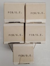 Lot of 5 NEW GE Quartzline 29598 FCB 120V 600 watt projection Lamps