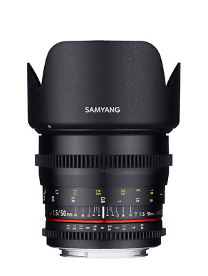 Samyang 50mm T1.5 f1.4 AS UMC Standard Cine Lens Sony FE SYDS50M-NEX