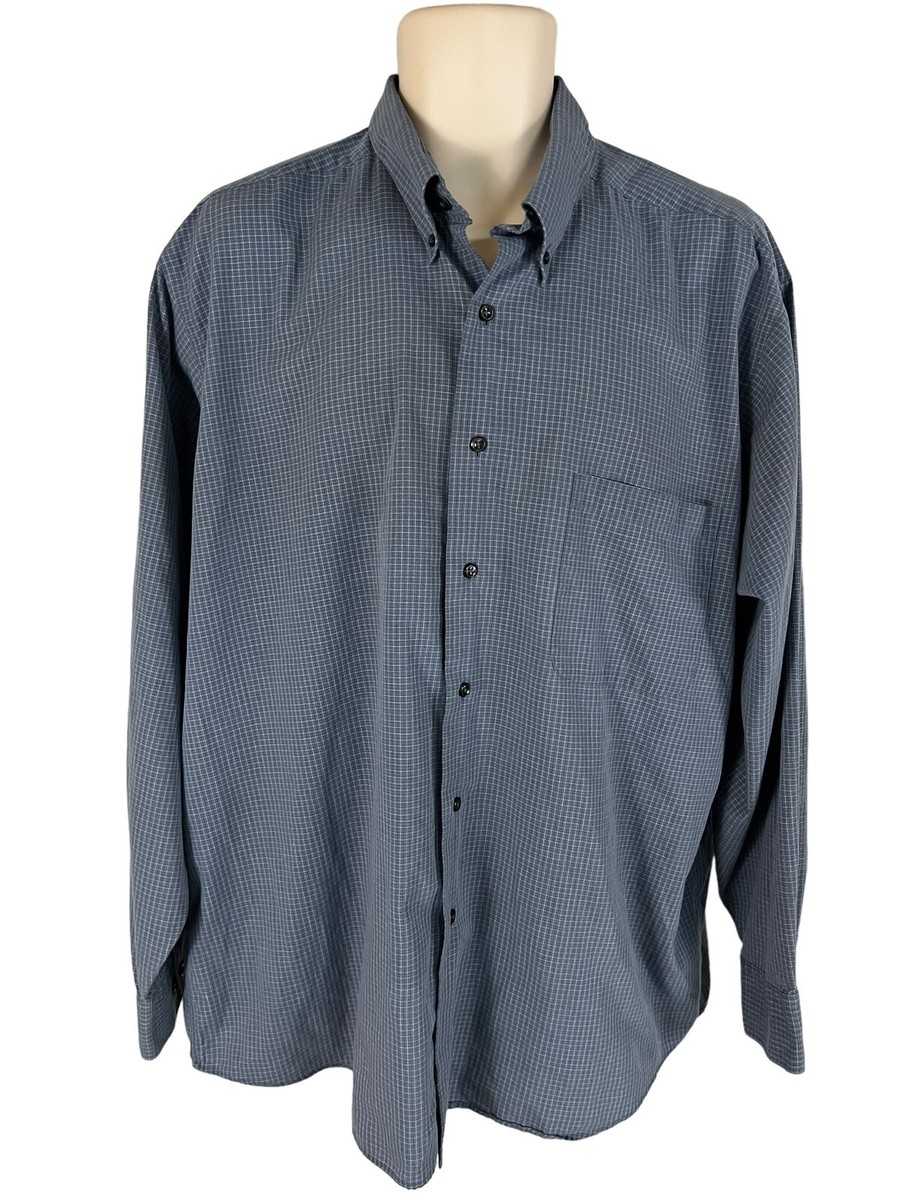 [専用ページ] ARROW WORK PLAY MEN'S SIZE XL 17 17 1/2 BLUE CHECK LONG SLEEVE