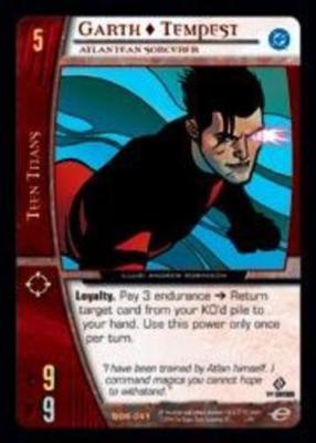 VS System: Garth - Foil [Played] VS: DC Origins TCG CCG Classic Marvel DC DH Dar