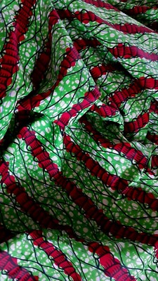 1 m Baumw. Rest Wachsdruck (5,38 /m²) Ethno Wax Block Print Afrika Stoff Hippie