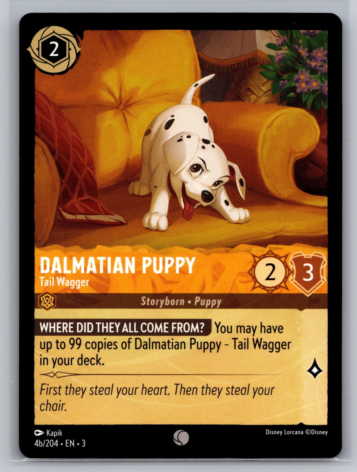 Dalmatian Puppy #4b/204 Near Mint or Better Into the Inklands