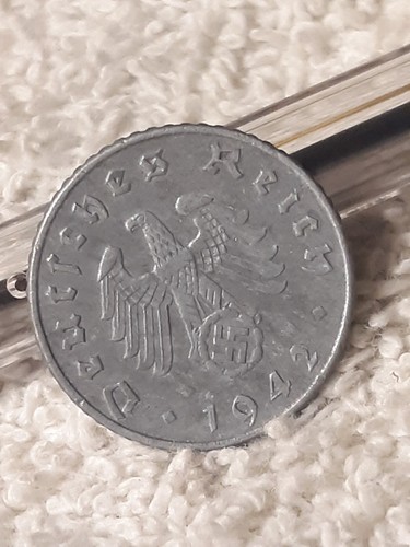 Seconda guerra mondiale Germania, francobollo moravo boemo inutilizzato, Cecoslovacchia + moneta da 5 pf - Foto 12 di 12