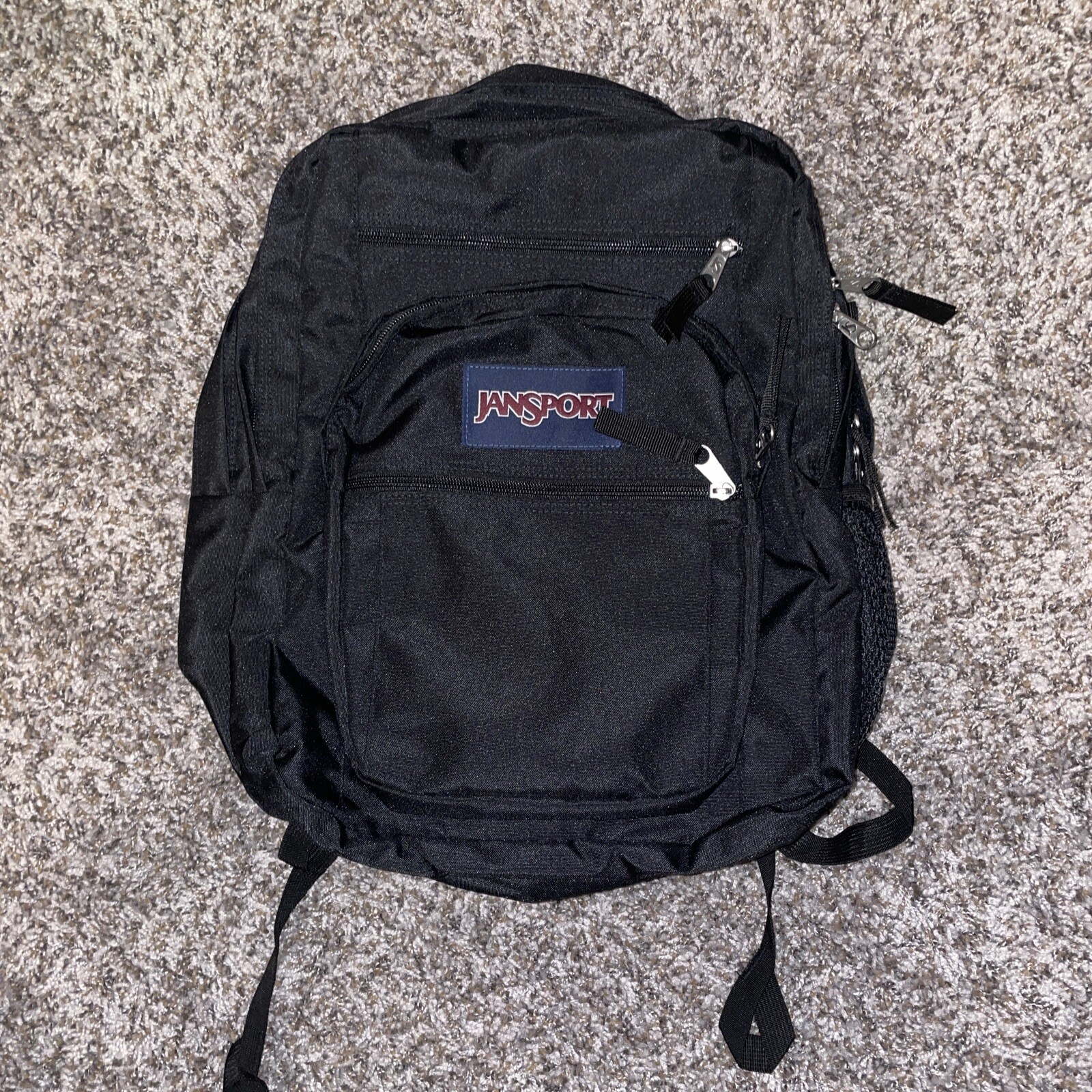 big black jansport backpack